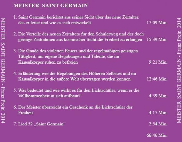 CD Meister SAINT GERMAIN – Bild 2