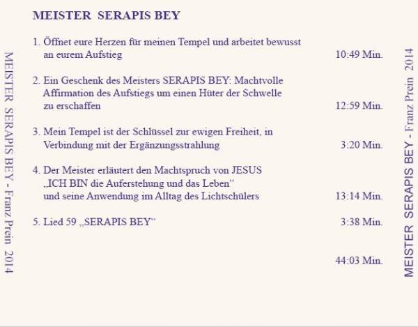 CD Meister SERAPIS BEY – Bild 2