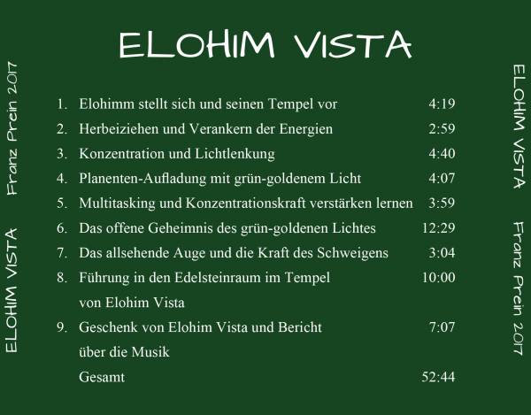 CD Elohim VISTA – Bild 2